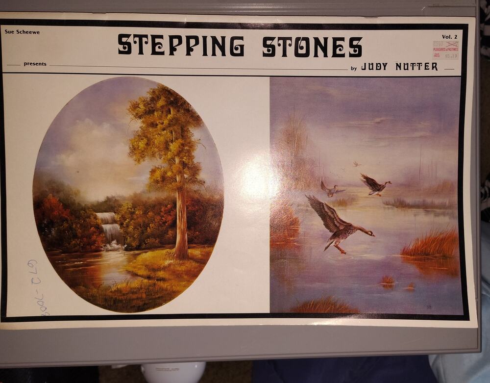 Stepping Stones Judy Nutter Vintage Tole Decorative Painting Pattern Sue Scheewe